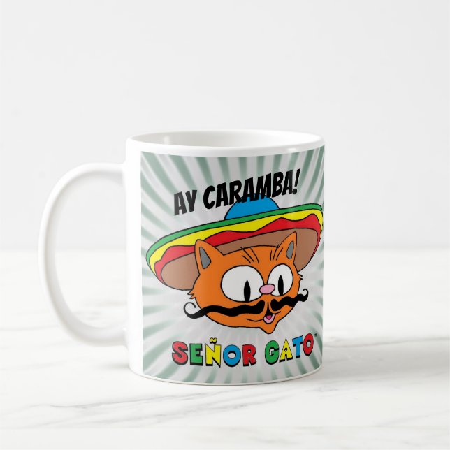Caneca De Café Caramba! Caricatura Señor Gato Coffee Mug (Esquerda)