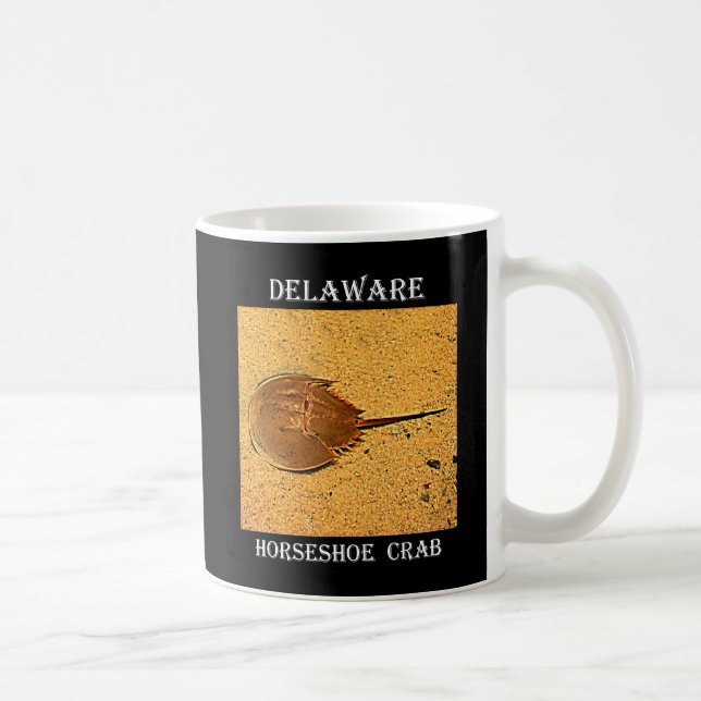 Caneca De Café Caranguejo em ferradura de Delaware (Direita)