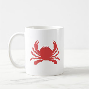 Caneca De Café Caranguejo Vermelho