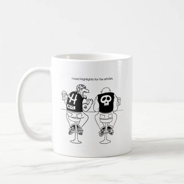 Caneca De Café Caras Biker no Bar Mug (Esquerda)