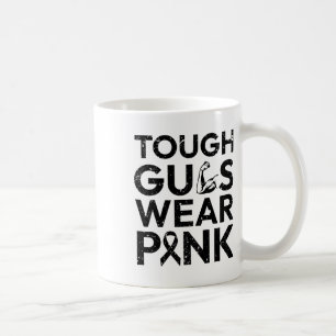 Caneca De Café Caras duras Vestem a Guerra do Cancer do Cancer de