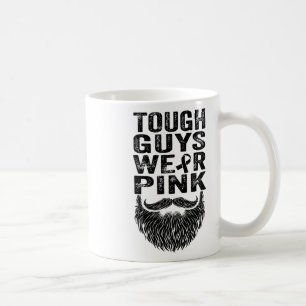 Caneca De Café Caras duras Vestem Homens de Consciência do Cancer