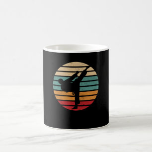 Caneca De Café Carate Kick Retro Sun Karate Fighter