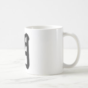 Caneca De Café Caráter chinês: ming, significando: brilhante,
