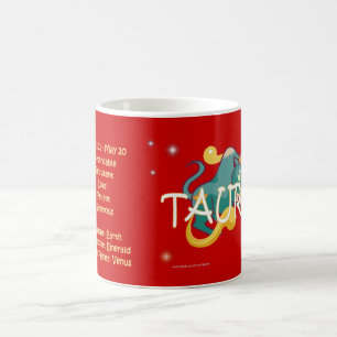Caneca De Café Caráter do zodíaco do Taurus