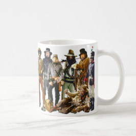 Caneca De Café Caráteres ocidentais velhos