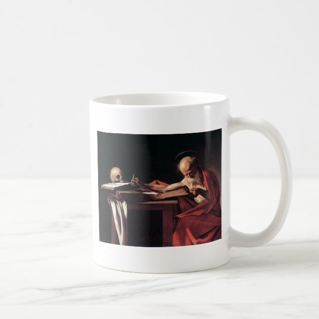 Caneca De Café Caravaggio St Jerome (Direita)