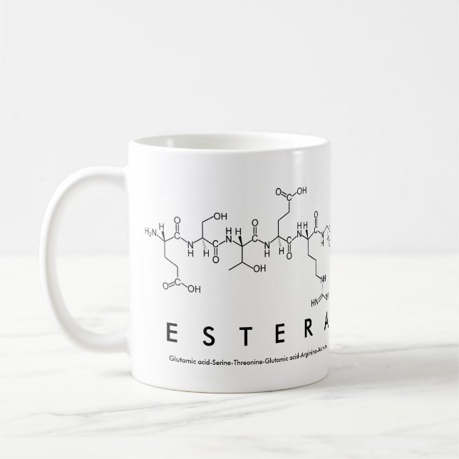 Caneca De Café Carcinho peptídeo da estera (Esquerda)