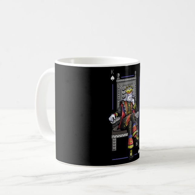 Caneca De Café Card King (Frente Esquerda)