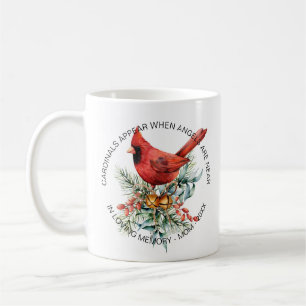 Caneca De Café Cardeais Aparecem Simpatia Verde Natal
