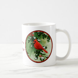 Caneca De Café Cardeais de Norte masculino e feminino