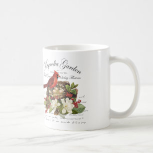 Caneca De Café Cardeal de Natais vintages Modernos