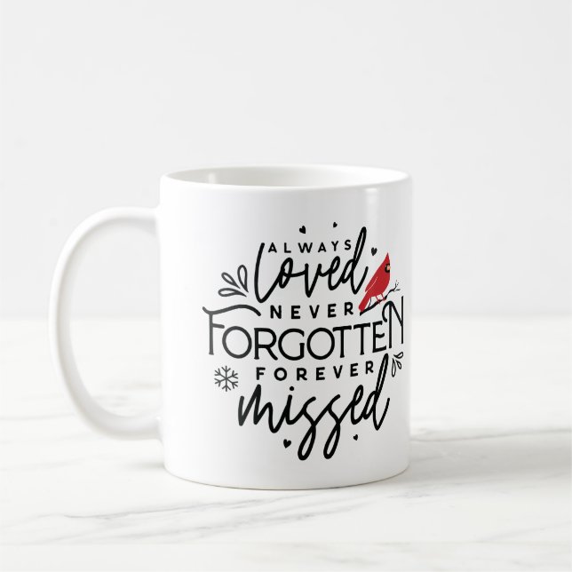 Caneca De Café Cardeal de Natal 13 Personalizado (Esquerda)