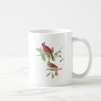 Caneca De Café Cardeal do norte por Audubon