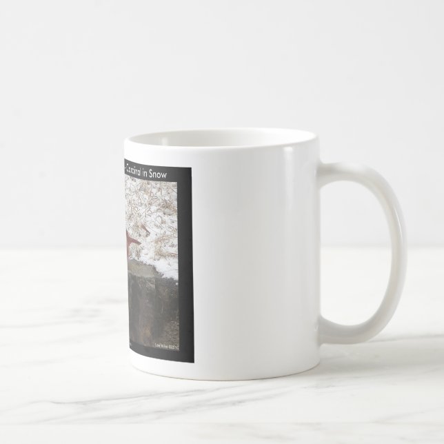 Caneca De Café Cardeal Hot Primavera Nat. Park Mt AR Gifts Roupa (Direita)
