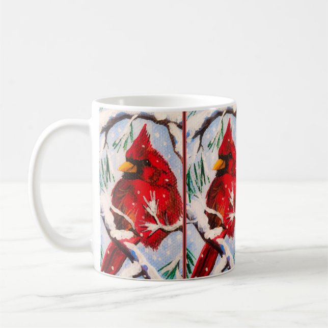 Caneca De Café Cardeal na Copa Vermelha (Esquerda)