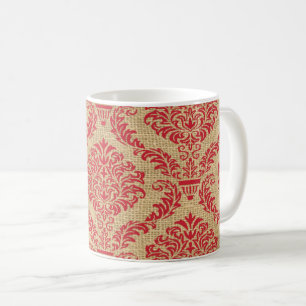 Caneca De Café Cardeal parisiense Damask Coffee Mug