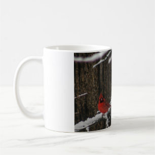 Caneca De Café Cardeal Snowy Winter