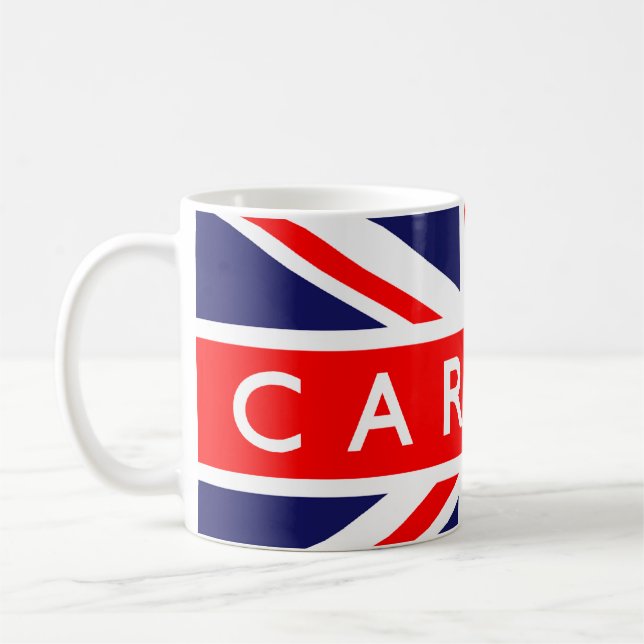 Caneca De Café Cardiff: British Flag (Esquerda)