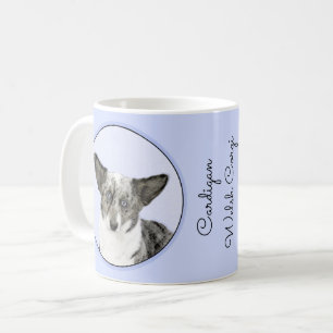 Caneca De Café Cardigan Welsh Corgi - Pintura Original para Cacho