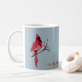 Caneca De Café Cardinal de Natal Minimalista Moderno