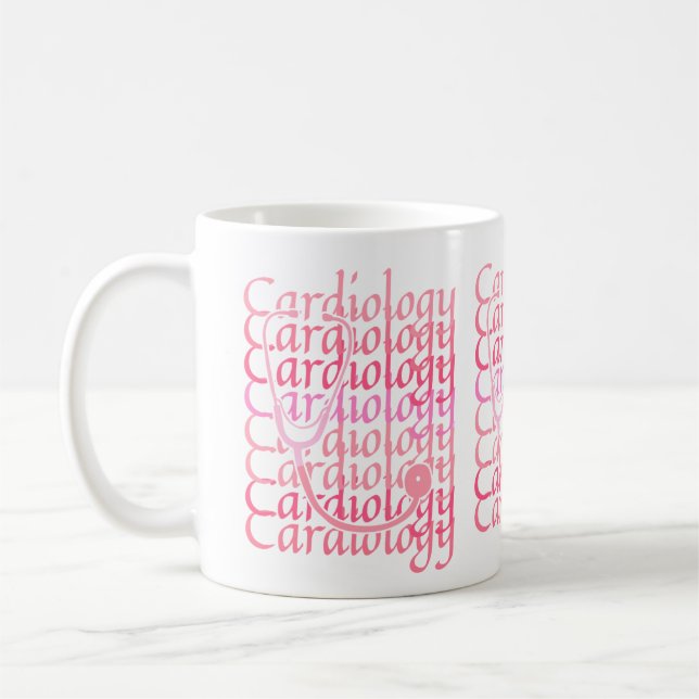 Caneca De Café Cardiologia Cirurgião Cardiologista do Coração (Esquerda)