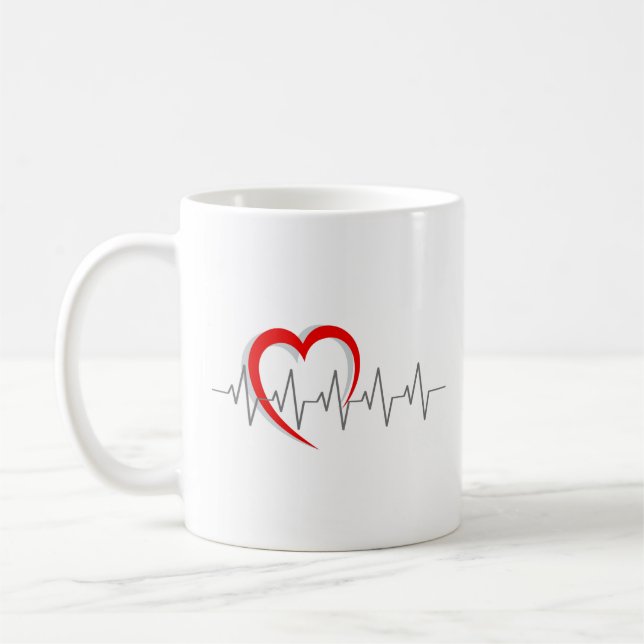 Caneca De Café Cardiologista (Esquerda)