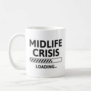 Caneca De Café Carga de Crise da Midlife