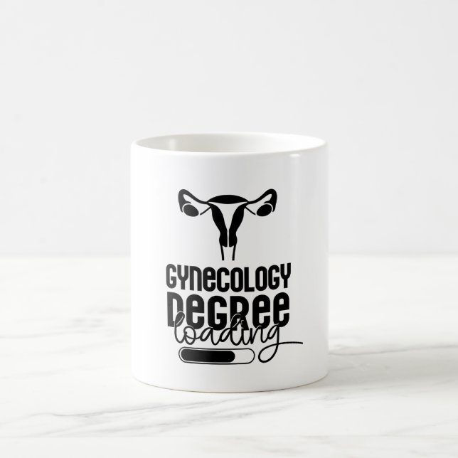 Caneca De Café Carga do grau de ginecologia (Centro)
