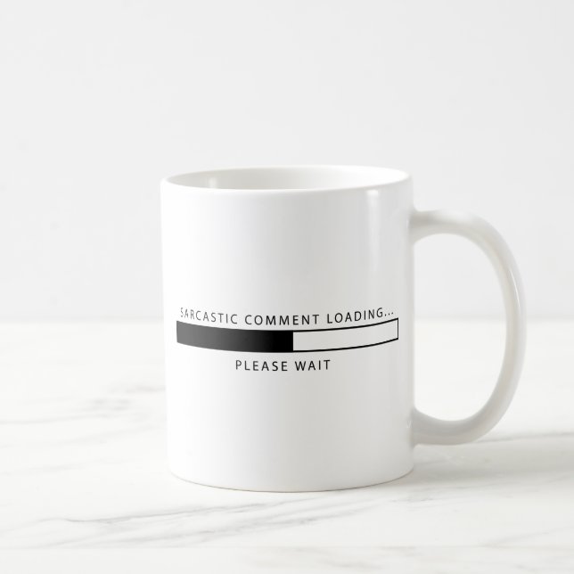 Caneca De Café Carga sarcástica do comentário (Direita)