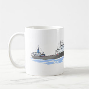 Caneca De Café Cargueiro dos Lagos excelentes Ernest R. Breech Ro