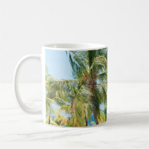 Caneca De Café Caribe Atraso das Palmas #1 #tropical #wall #art