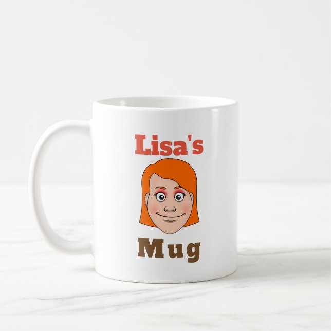 Caneca De Café Caricatura (Esquerda)