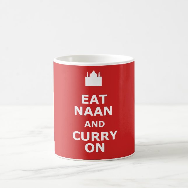 Caneca De Café Caril cómico (Centro)