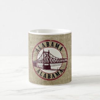 Caneca De Café Carimbo da ponte Retro Alabama