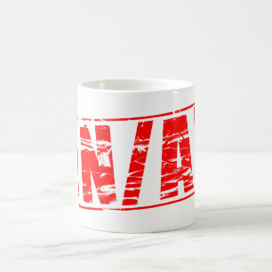 Caneca De Café Carimbo de borracha vermelho N/A Não aplicável.