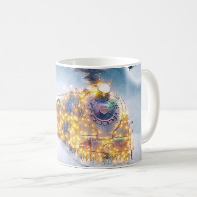 Caneca De Café Carimbo do comboio (Frente Esquerda)