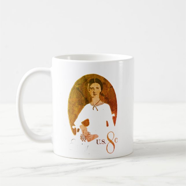 Caneca De Café Carimbo Emily Dickinson (Esquerda)
