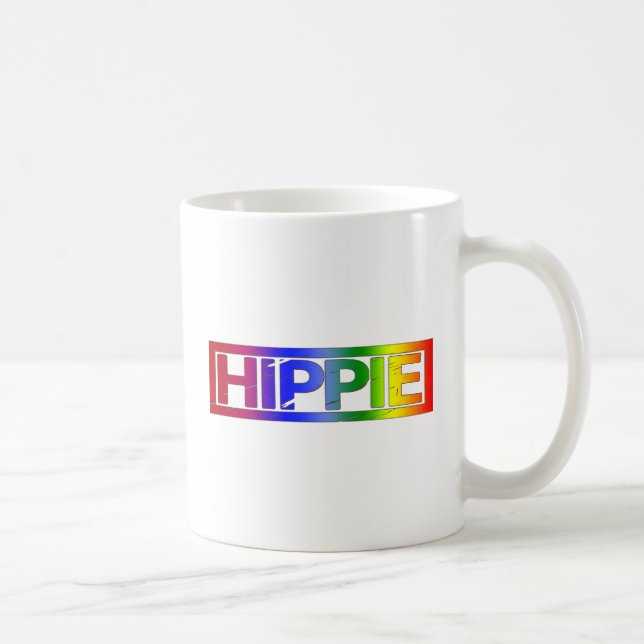 Caneca De Café Carimbo Hippie (Direita)