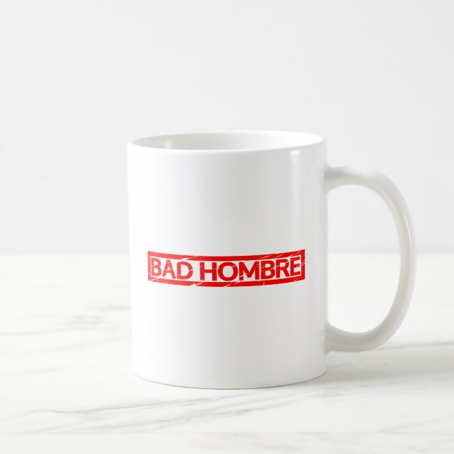 Caneca De Café Carimbo Hombre Mau (Direita)