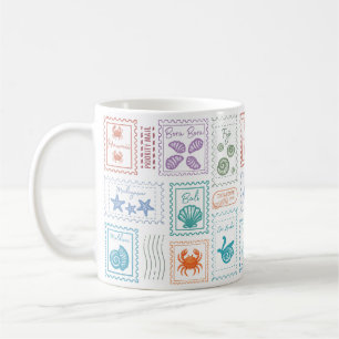 Caneca De Café Carimbos de viagem