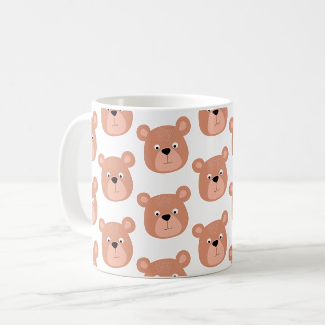 Caneca De Café Carinha bonitinha (Frente Esquerda)