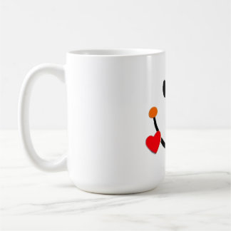 Caneca De Café Carita Sonriente con Corazón