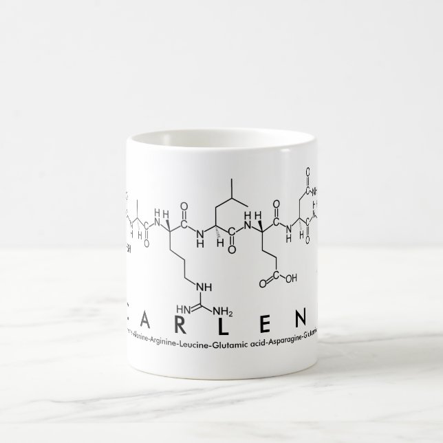 Caneca De Café Carlene peptide name mug (Centro)