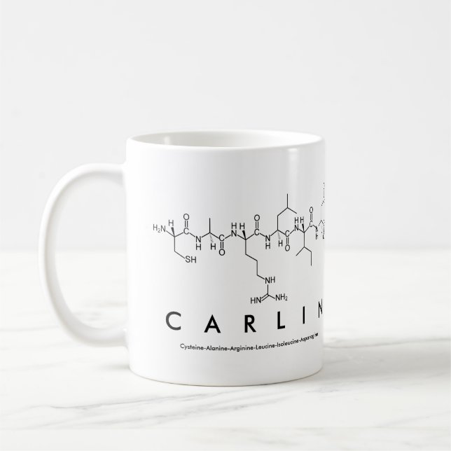 Caneca De Café Carlin peptide mug (Esquerda)