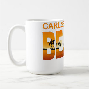 Caneca De Café Carlsbad de verão estadual- califórnia