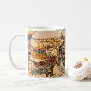 Caneca De Café Carnaval da Rua Ringling Brothers e Grande Desfile