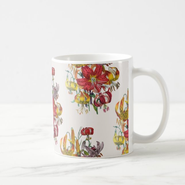 Caneca De Café Carnaval de flores (Direita)