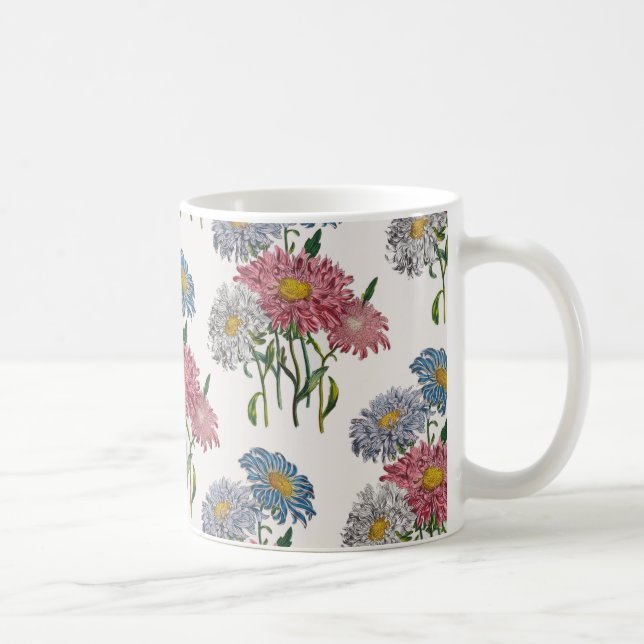 Caneca De Café Carnaval de flores (Direita)