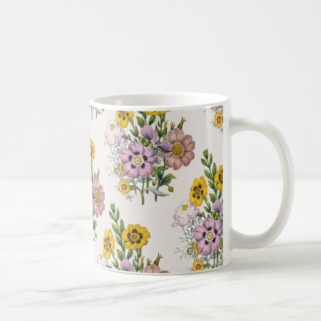 Caneca De Café Carnaval de flores (Direita)